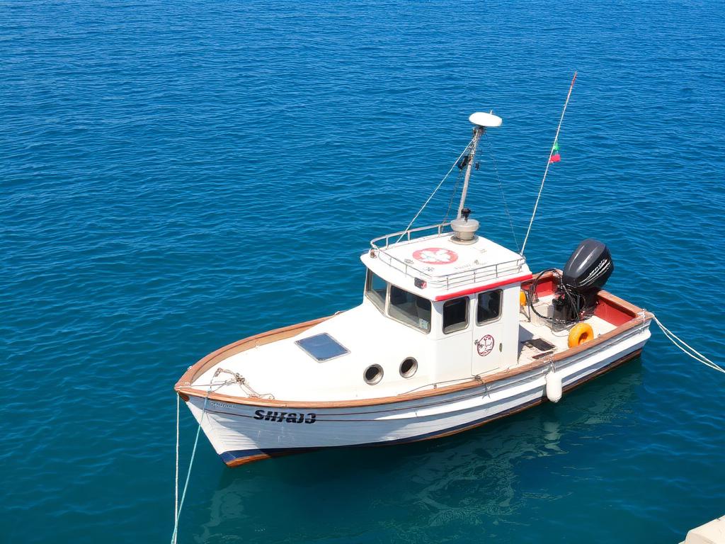 Barque de pêche 6 m + moteur 40 CV à Béjaïa